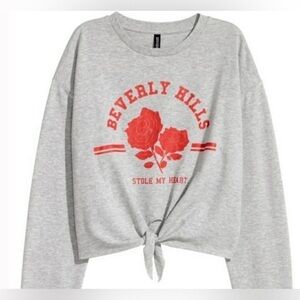 H & M - Divided Beverly Hills Sweatshirt - Beverly Hills stole my heart Size M